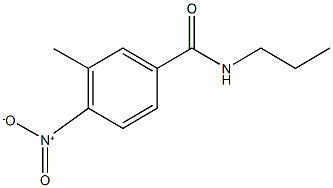 4-nitro-3-methyl-N-propylbenzamide Struktur