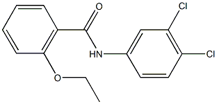 N-(3,4-dichlorophenyl)-2-ethoxybenzamide Struktur