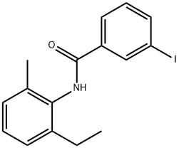 N-(2-ethyl-6-methylphenyl)-3-iodobenzamide Struktur