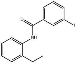 N-(2-ethylphenyl)-3-iodobenzamide Struktur