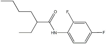 N-(2,4-difluorophenyl)-2-ethylhexanamide Struktur