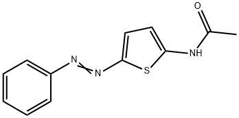 N-[5-(2-phenyldiazenyl)-2-thienyl]acetamide Struktur