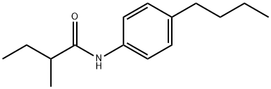 N-(4-butylphenyl)-2-methylbutanamide Struktur