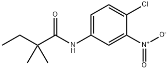 N-{4-chloro-3-nitrophenyl}-2,2-dimethylbutanamide Struktur