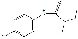 N-(4-chlorophenyl)-2-methylbutanamide Struktur