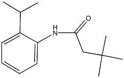 N-(2-isopropylphenyl)-3,3-dimethylbutanamide Struktur