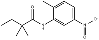 N-{5-nitro-2-methylphenyl}-2,2-dimethylbutanamide Struktur