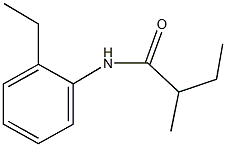 N-(2-ethylphenyl)-2-methylbutanamide Struktur