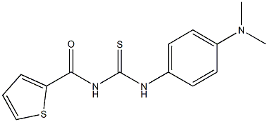 N-[4-(dimethylamino)phenyl]-N'-(thien-2-ylcarbonyl)thiourea Struktur