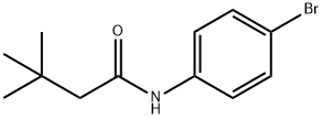 N-(4-bromophenyl)-3,3-dimethylbutanamide Struktur