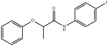 N-(4-iodophenyl)-2-phenoxypropanamide Struktur