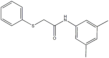 N-(3,5-dimethylphenyl)-2-(phenylsulfanyl)acetamide Struktur