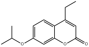 4-ethyl-7-isopropoxy-2H-chromen-2-one Struktur