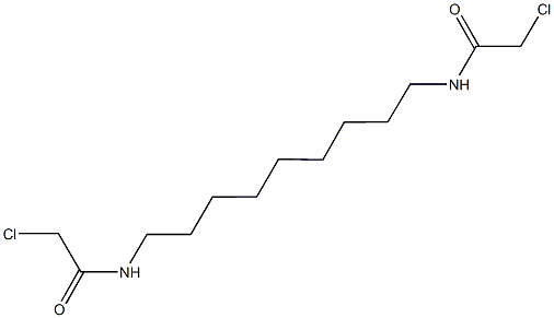 2-chloro-N-{9-[(chloroacetyl)amino]nonyl}acetamide Struktur