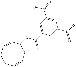 2,6-cyclooctadien-1-yl 3,5-bisnitrobenzoate Struktur