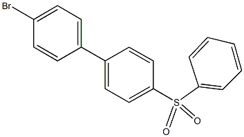 4'-bromo[1,1'-biphenyl]-4-yl phenyl sulfone Struktur