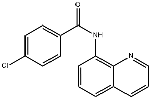 4-chloro-N-(8-quinolinyl)benzamide Struktur