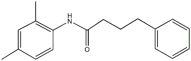 N-(2,4-dimethylphenyl)-4-phenylbutanamide Struktur