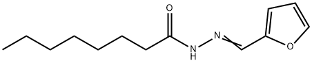 N'-(2-furylmethylene)octanohydrazide Struktur