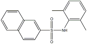 N-(2,6-dimethylphenyl)-2-naphthalenesulfonamide Struktur