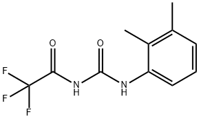 N-(2,3-dimethylphenyl)-N'-(trifluoroacetyl)urea Struktur