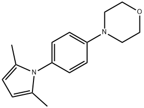 4-[4-(2,5-dimethyl-1H-pyrrol-1-yl)phenyl]morpholine Struktur