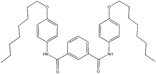 N~1~,N~3~-bis[4-(octyloxy)phenyl]isophthalamide Struktur