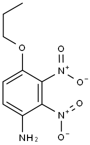 2,3-dinitro-4-propoxyaniline Struktur