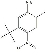 5-tert-butyl-2-methyl-4-nitroaniline Struktur