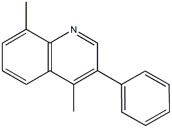 4,8-dimethyl-3-phenylquinoline Struktur