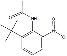 N-{2-tert-butyl-6-nitrophenyl}acetamide Struktur