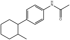 N-[4-(2-methylcyclohexyl)phenyl]acetamide Struktur