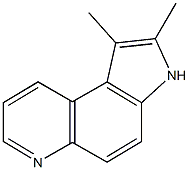 1,2-dimethyl-3H-pyrrolo[3,2-f]quinoline Struktur