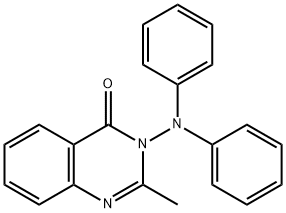 3-(diphenylamino)-2-methyl-4(3H)-quinazolinone Struktur