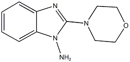 2-(4-morpholinyl)-1H-benzimidazol-1-amine Struktur