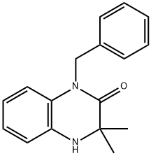 1-benzyl-3,3-dimethyl-3,4-dihydro-2(1H)-quinoxalinone Struktur