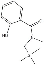 2-hydroxy-N-methyl-N-[(trimethylsilyl)methyl]benzamide Struktur