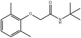 N-(tert-butyl)-2-(2,6-dimethylphenoxy)acetamide Struktur