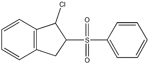 1-chloro-2-(phenylsulfonyl)indane Struktur