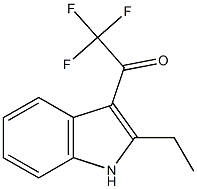 1-(2-ethyl-1H-indol-3-yl)-2,2,2-trifluoroethanone Struktur