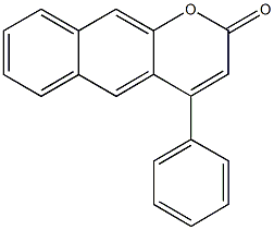 4-phenyl-2H-benzo[g]chromen-2-one Struktur