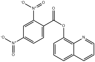 8-quinolinyl 2,4-dinitrobenzoate Struktur