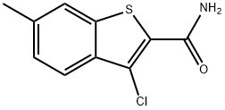 3-chloro-6-methyl-1-benzothiophene-2-carboxamide Struktur