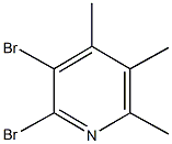 2,3-dibromo-4,5,6-trimethylpyridine Struktur