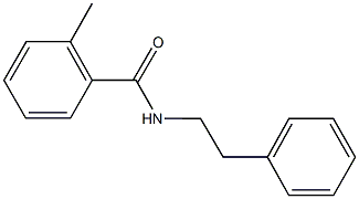 2-methyl-N-(2-phenylethyl)benzamide Struktur