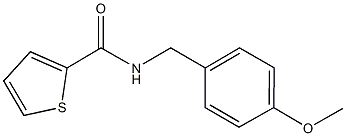 N-(4-methoxybenzyl)-2-thiophenecarboxamide Struktur