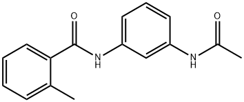 N-[3-(acetylamino)phenyl]-2-methylbenzamide Struktur