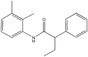 N-(2,3-dimethylphenyl)-2-phenylbutanamide Struktur