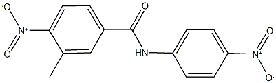 4-nitro-N-{4-nitrophenyl}-3-methylbenzamide Struktur