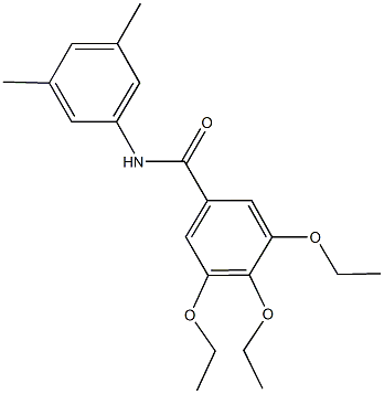 N-(3,5-dimethylphenyl)-3,4,5-triethoxybenzamide Struktur